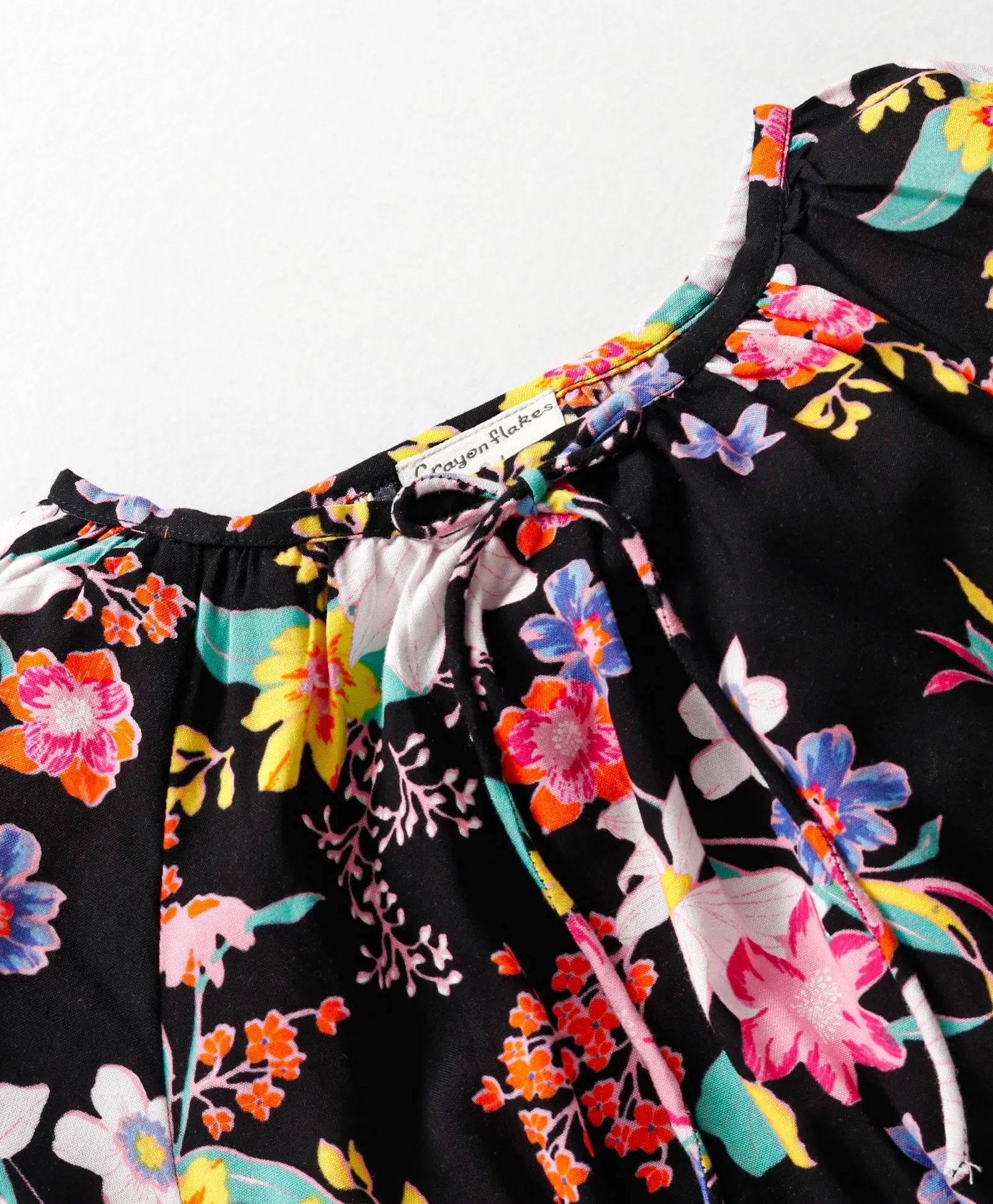 Floral Off Shoulder Half Sleeves Top Short Set