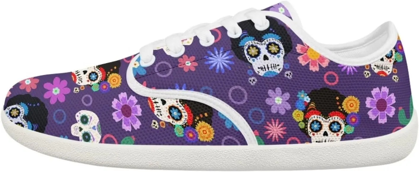 Forchrinse Dachshund Sunflower Print Mens Barefoot Shoes Womens Wide Trail Running Shoes Lace up Zero Drop Fashion Causal Sneakers Size 3-14