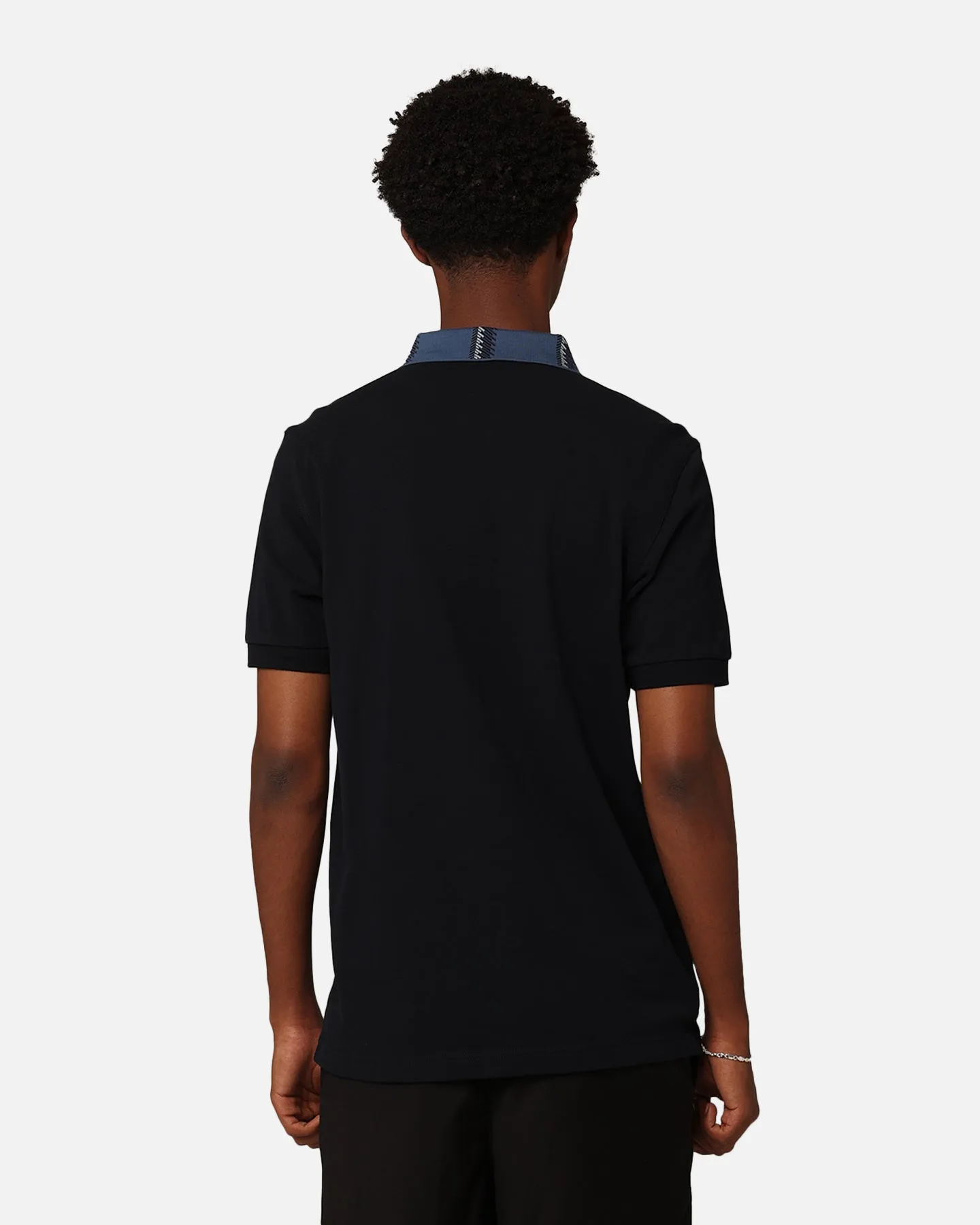 Fred Perry Graphic Collar Polo Shirt Navy