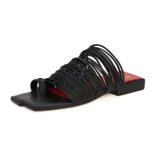Geo Sandal - Black