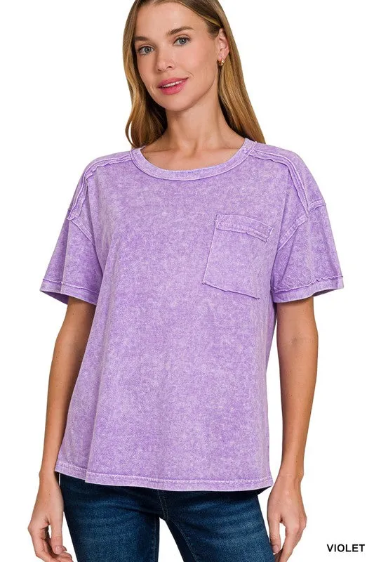 Heidi's Halo Mineral Washed Tee