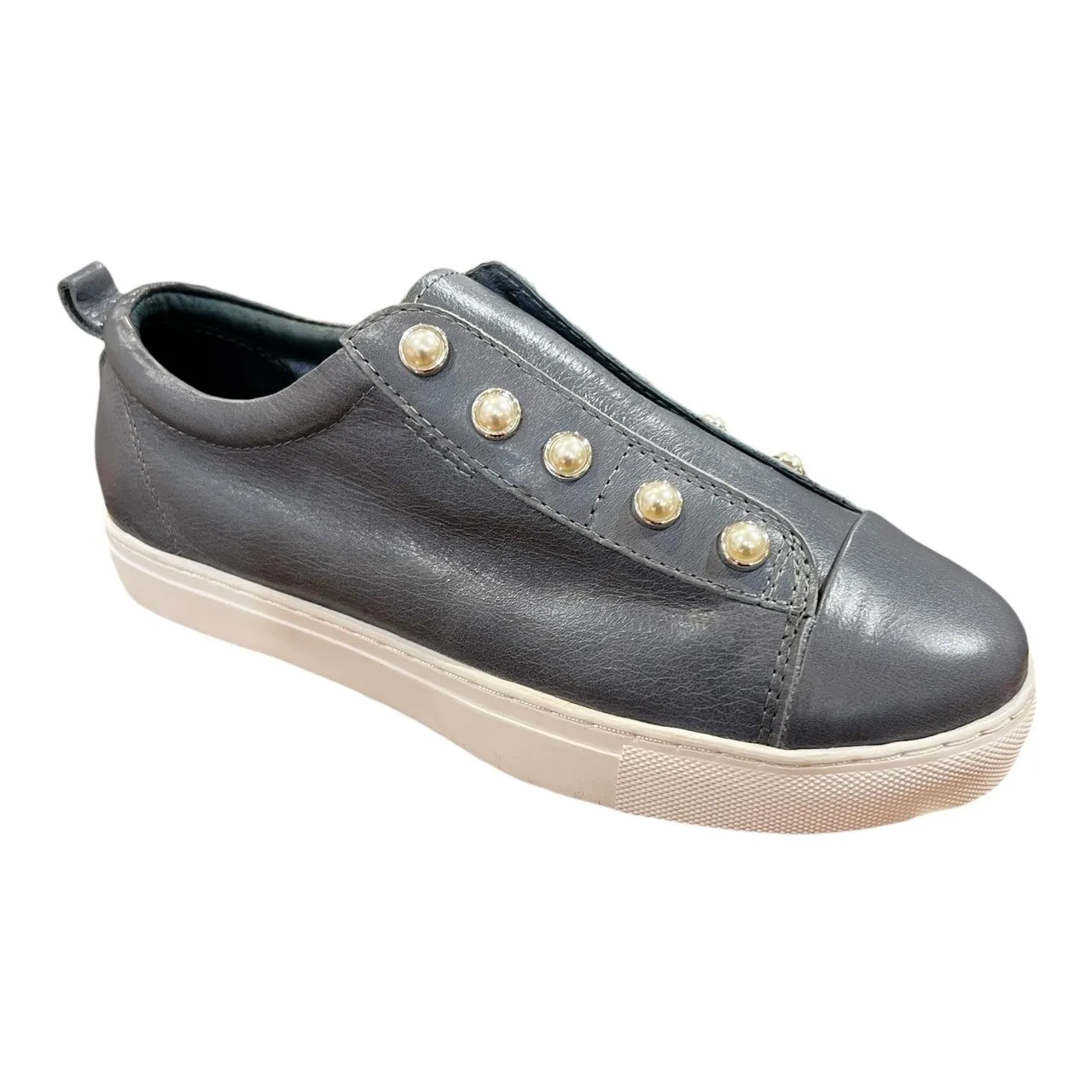 HINAKO PEARL Blue Denim Sneakers