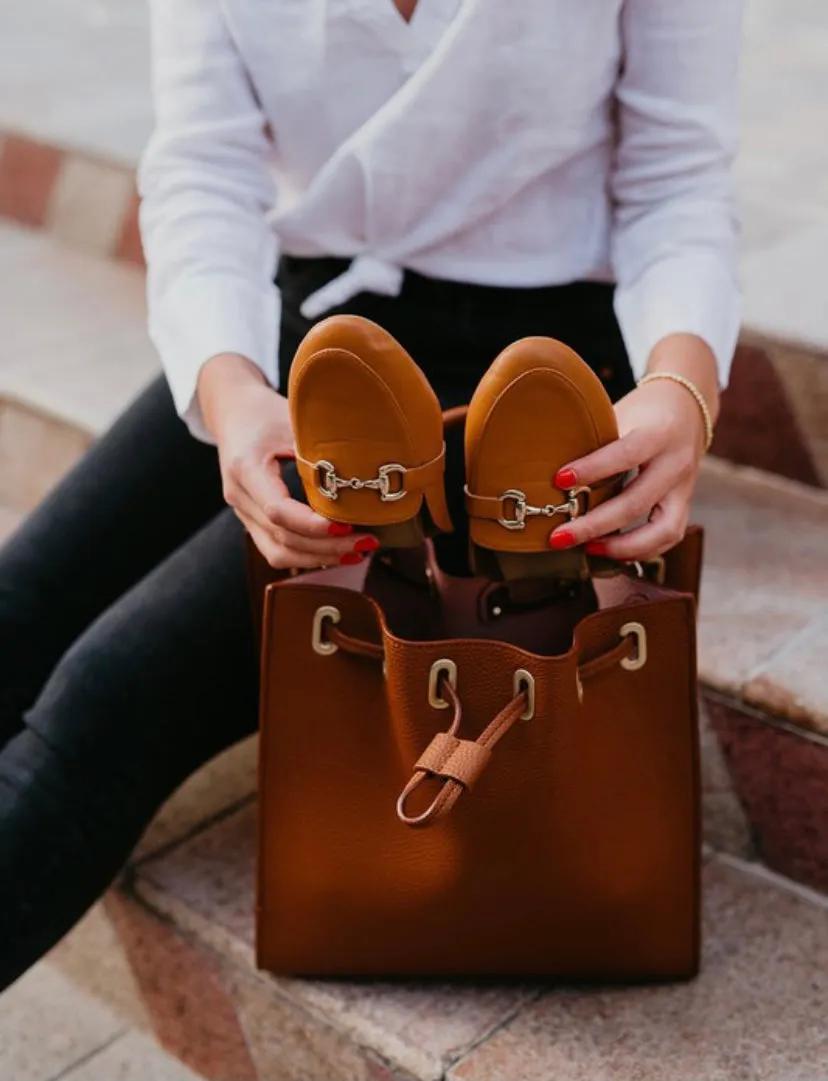 Honey Buckle Rollasole Flats
