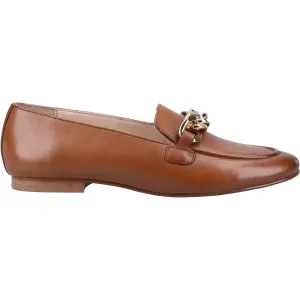 Hush Puppies Womens Harper Chain Loafer - Tan