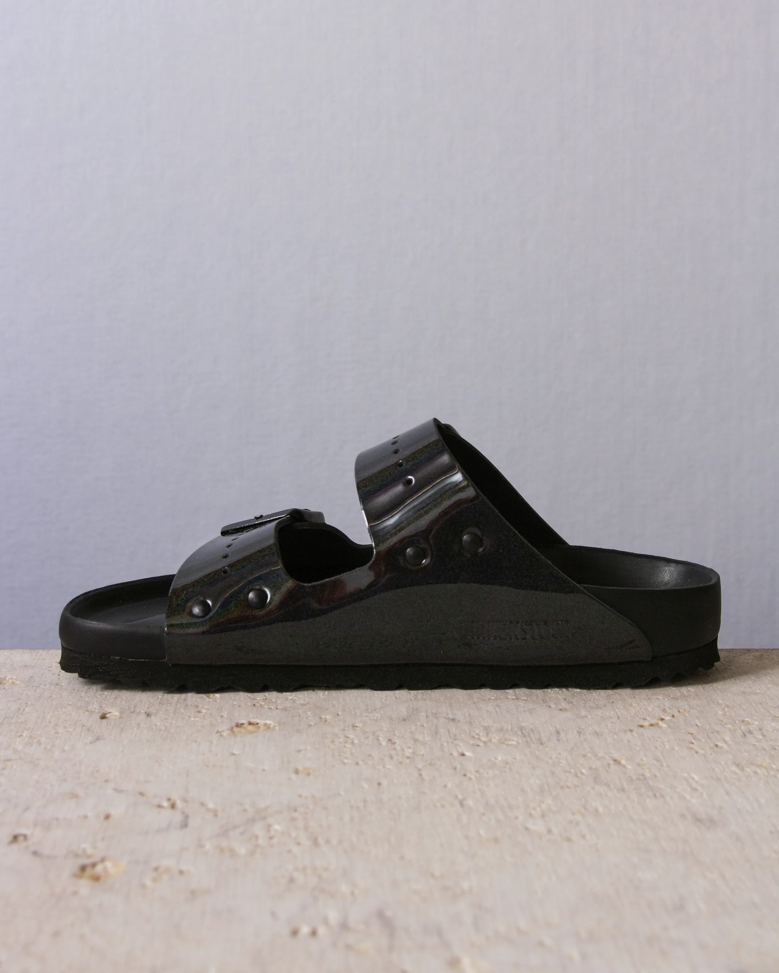 Iridescent Arizona Rick Owens Birkenstocks