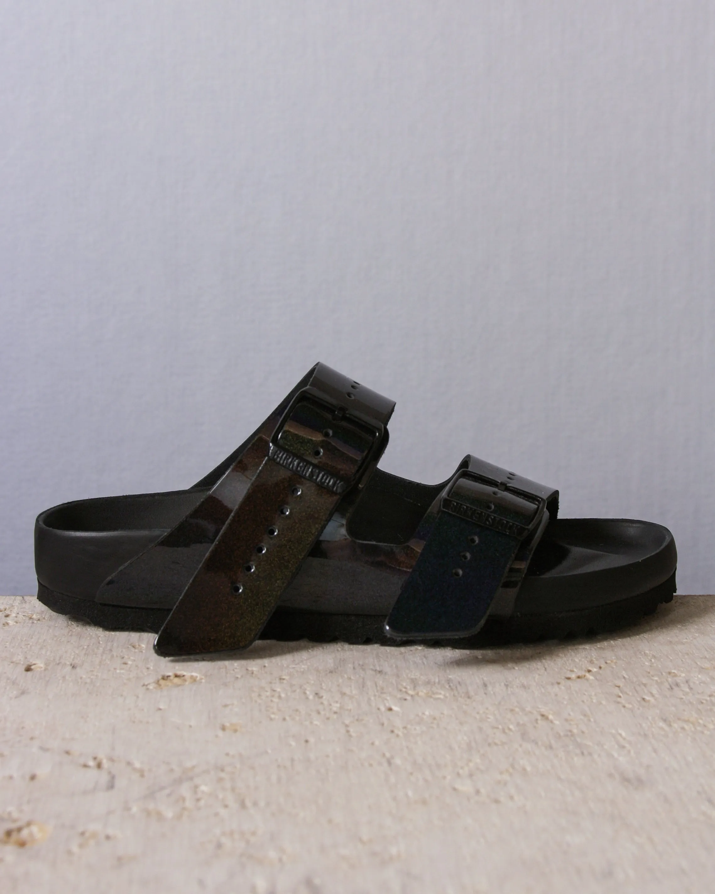 Iridescent Arizona Rick Owens Birkenstocks