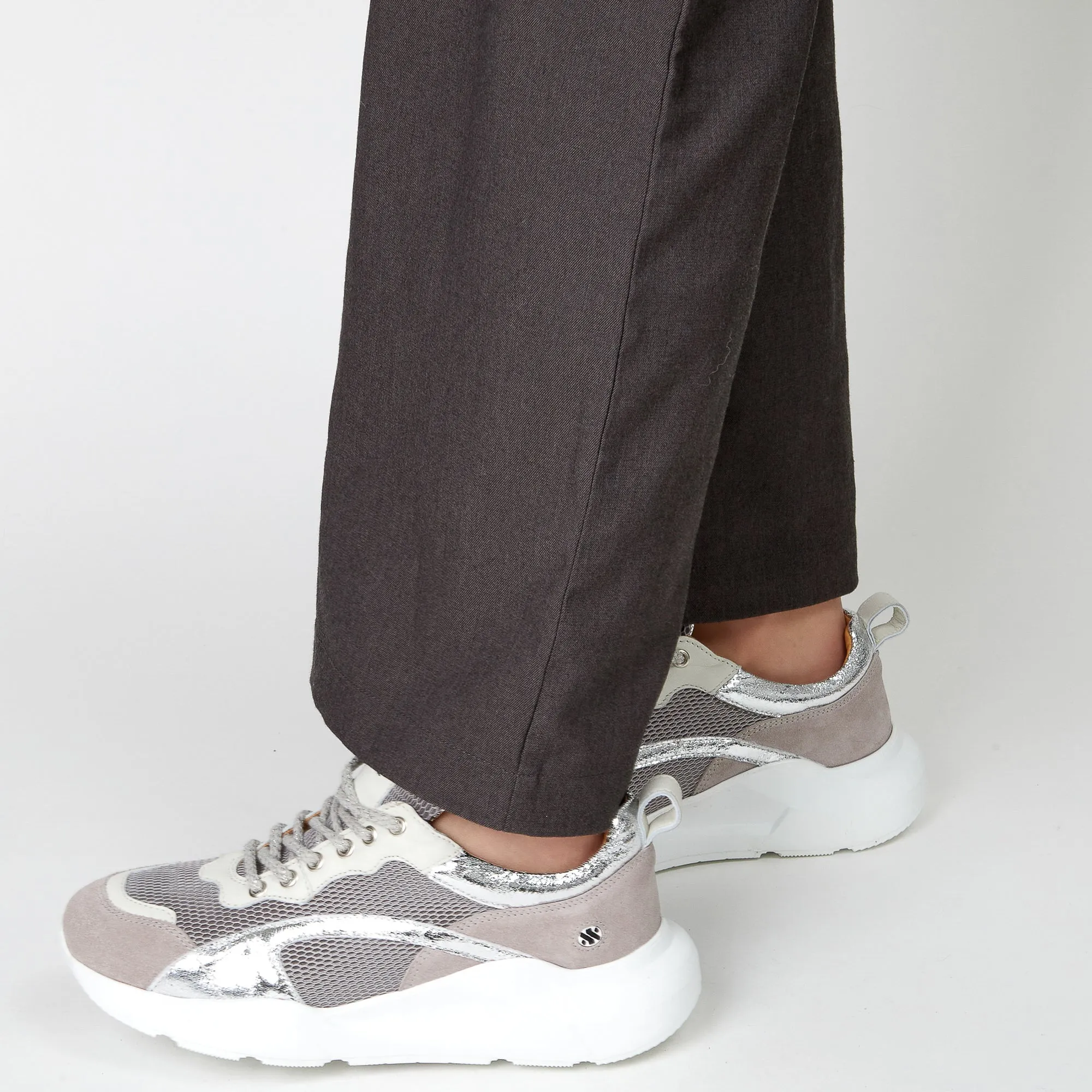 IZZI platform sneaker-Silver