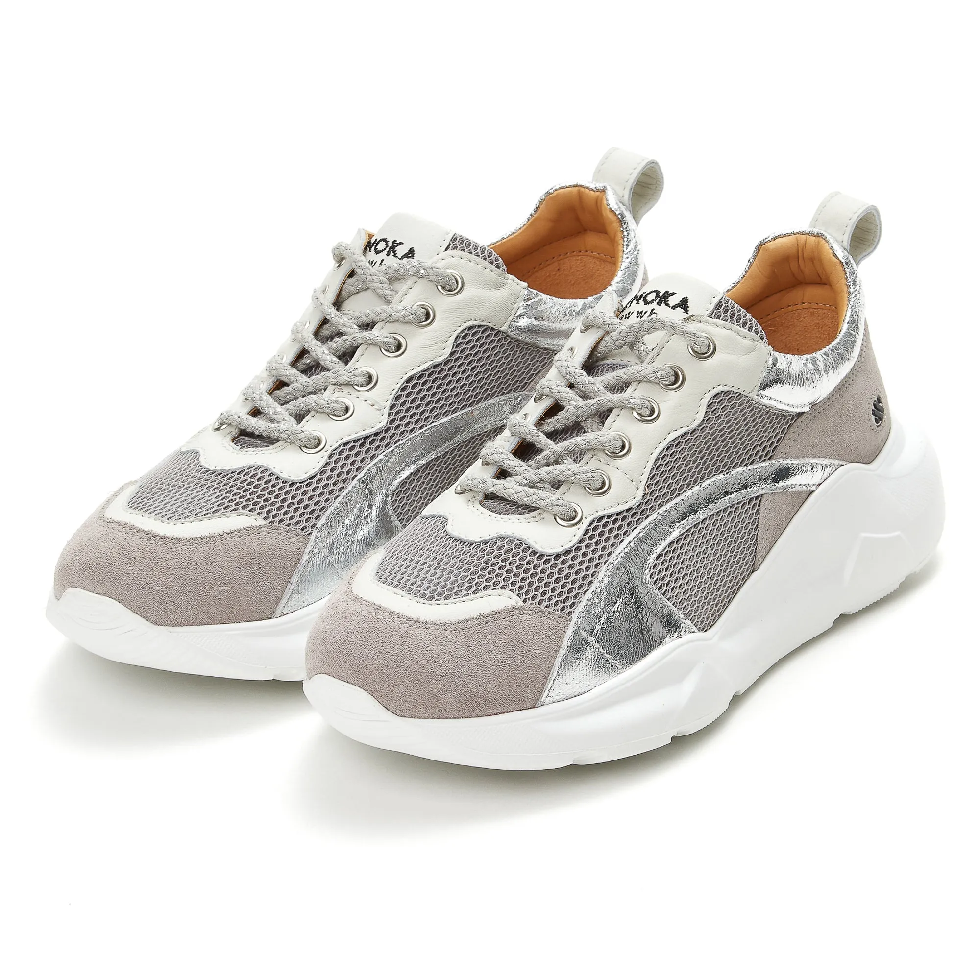 IZZI platform sneaker-Silver