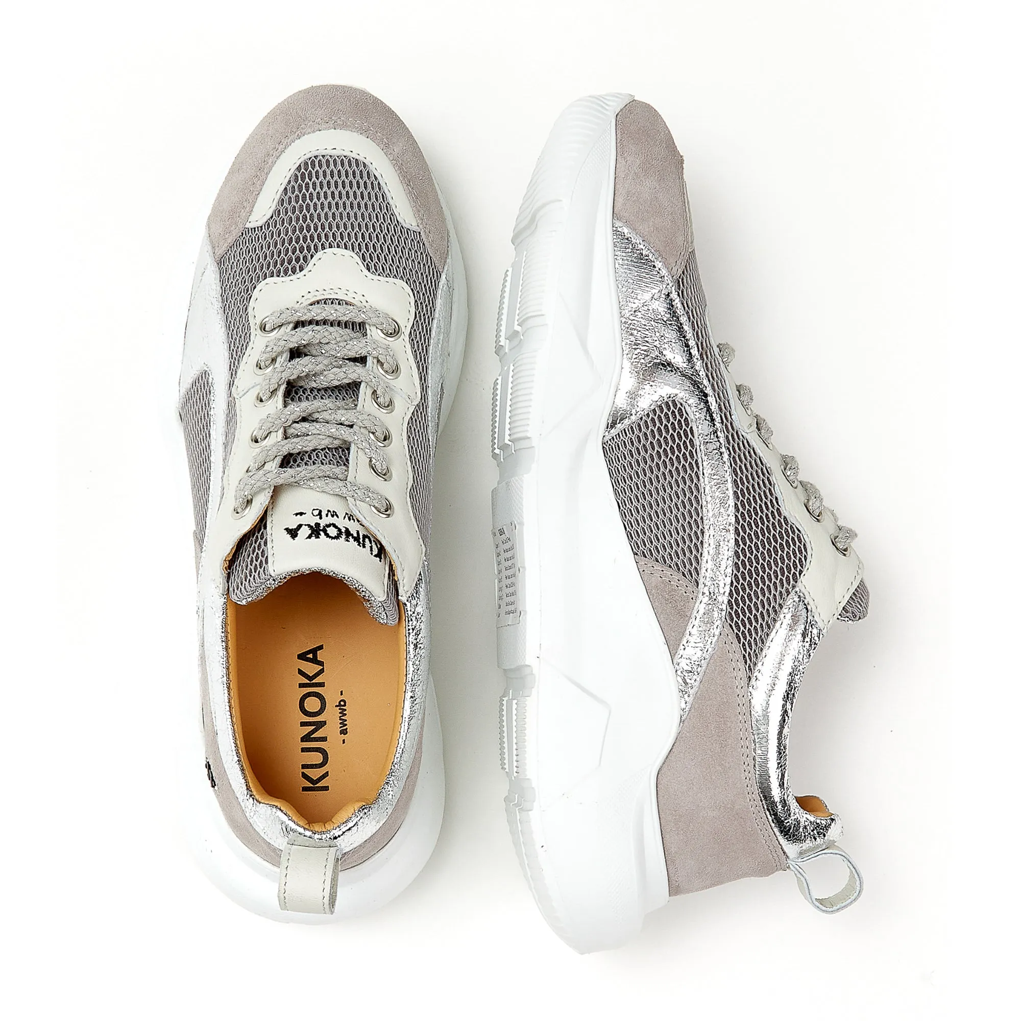 IZZI platform sneaker-Silver
