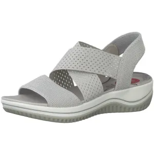 Jana Women's 8-8-28768-20 204 Comfort Sandals Light Grey