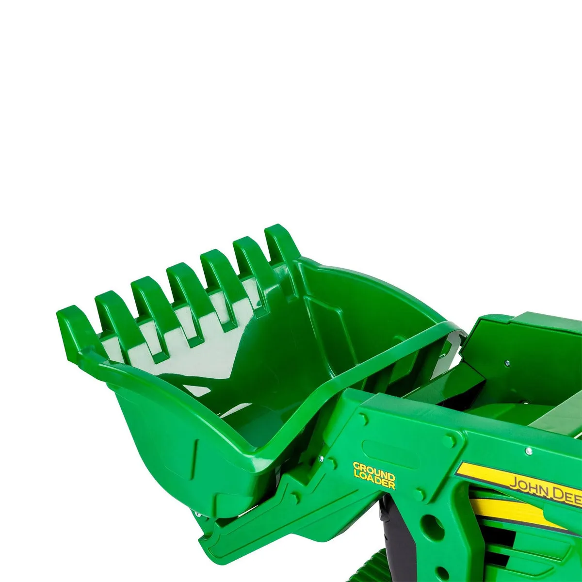 John Deere 12V Ride-On Ground Loader Tractor with Scoop Toy