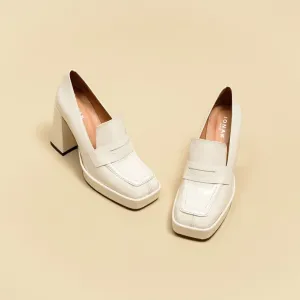 JONAK PARIS HEELED LOAFERS