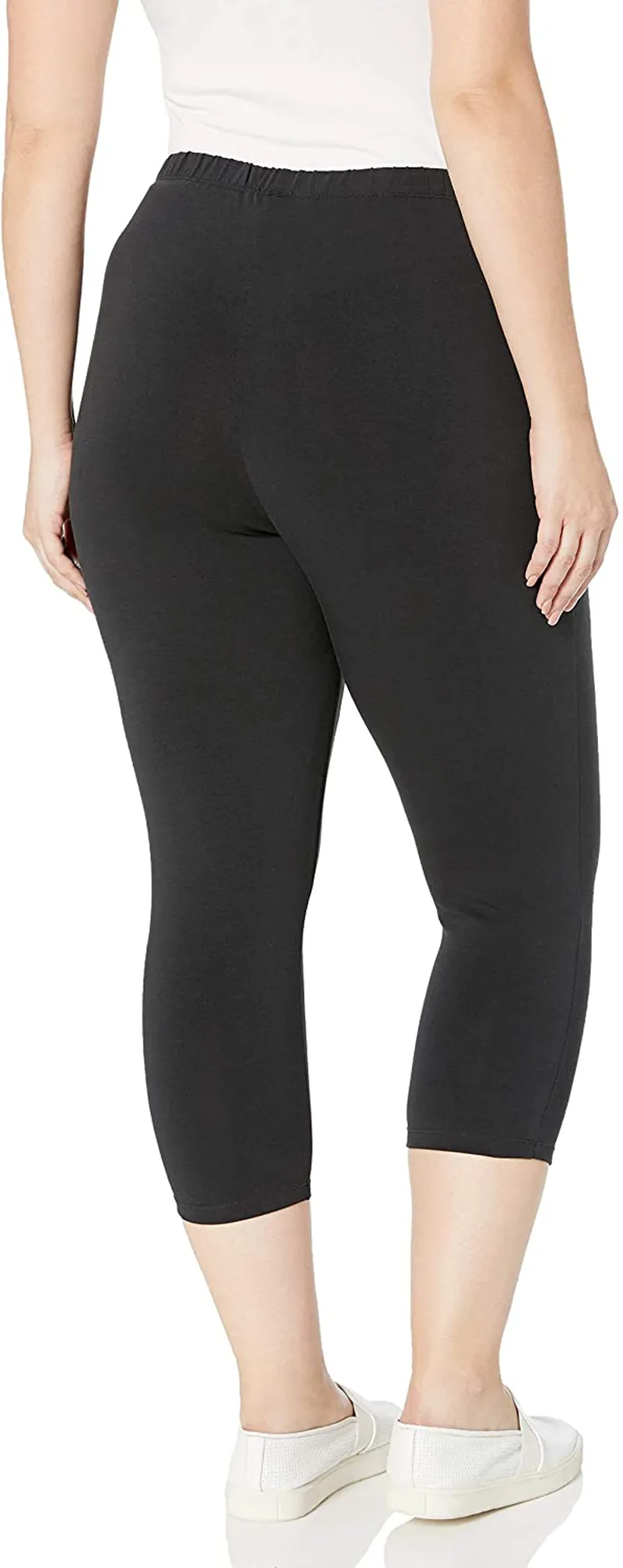 Just My Size Women's Plus-Size Stretch Jersey Capri Legging