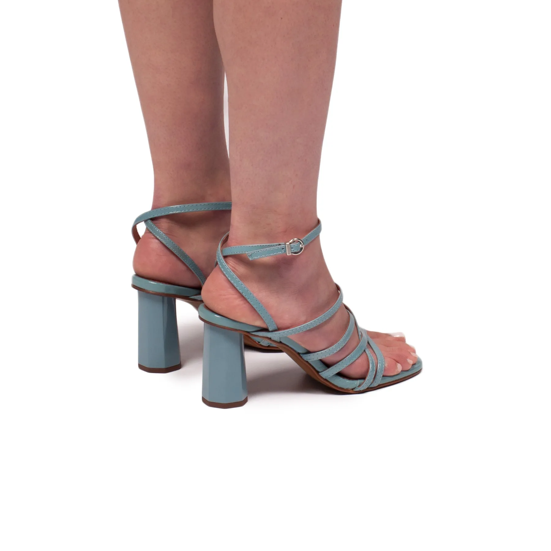 Katerina Light Blue Leather
