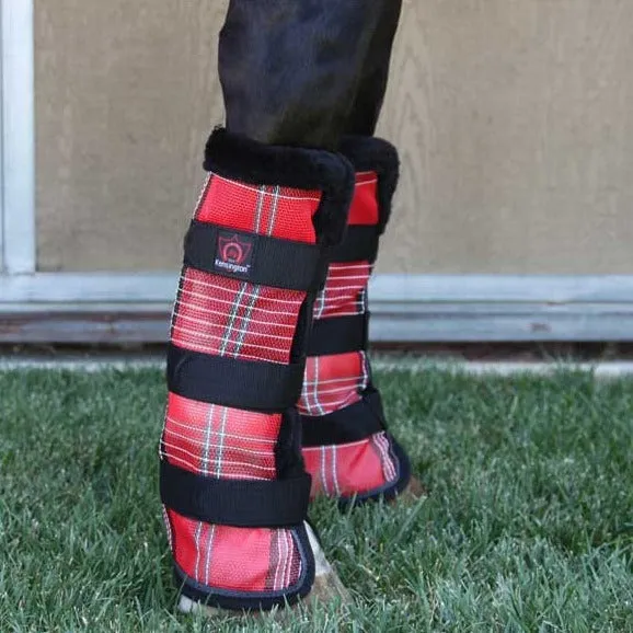 Kensington Protective Fly Boots With Fleece Trim