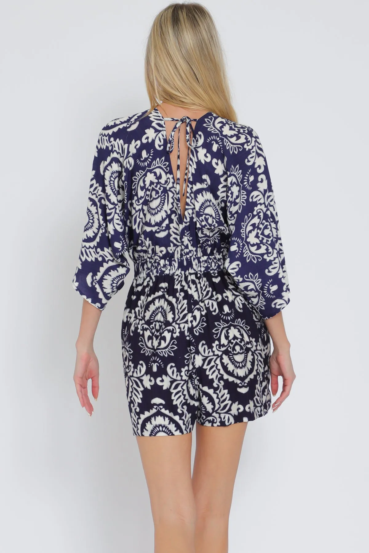 Kimono Sleeve Romper - D2764