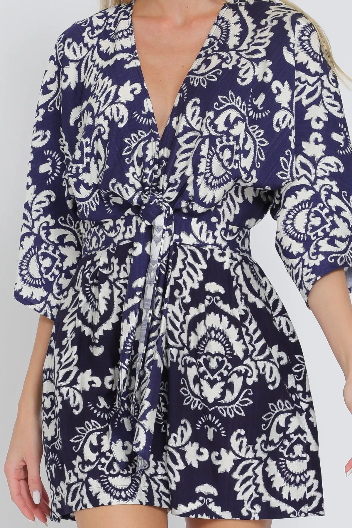 Kimono Sleeve Romper - D2764
