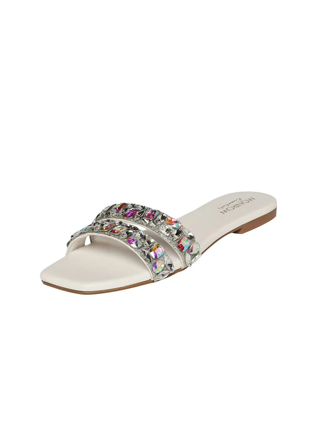 Lacey White Flats