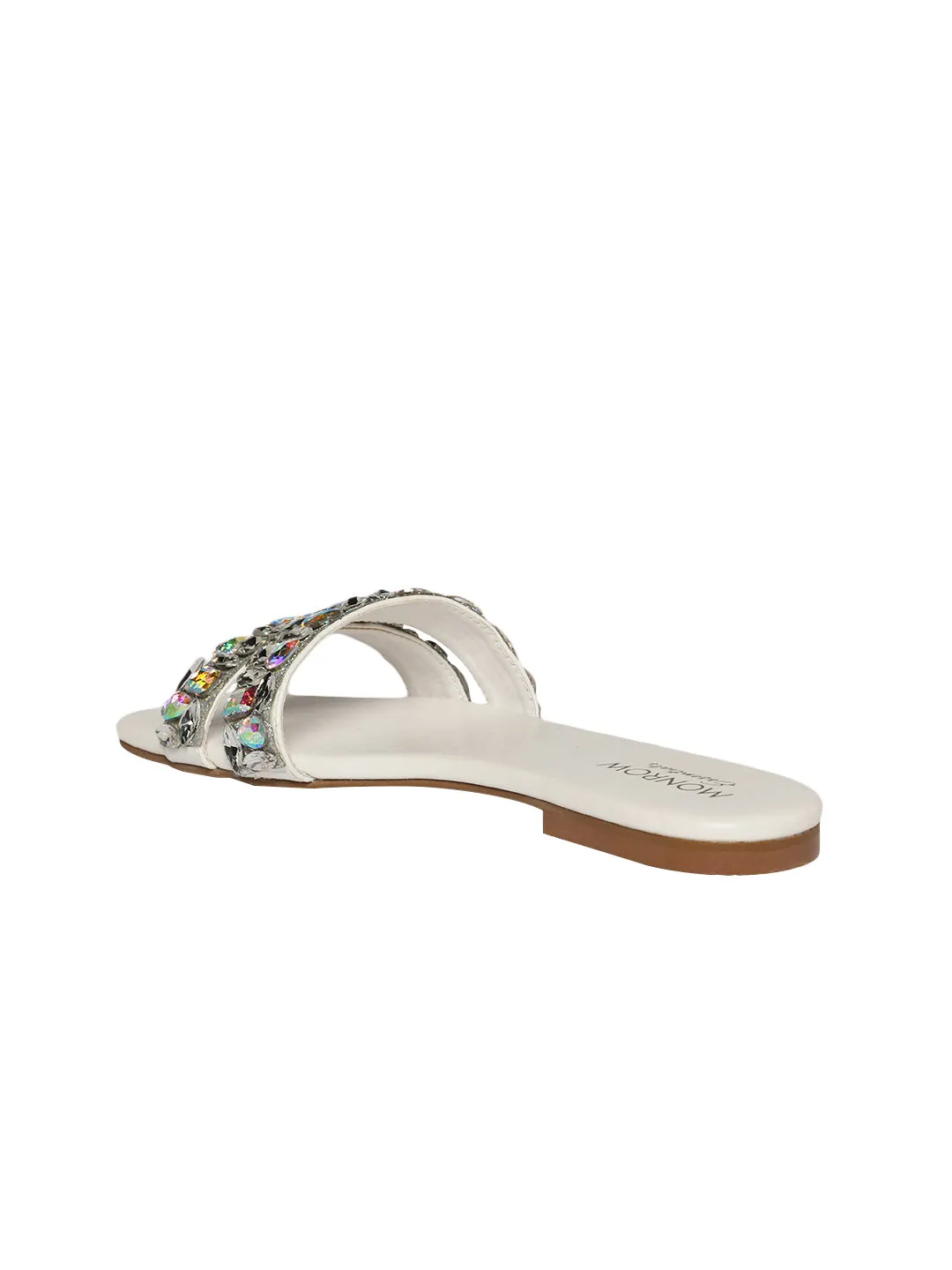 Lacey White Flats