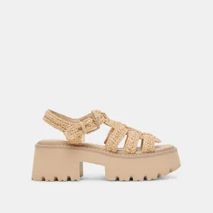 Latice Sandals | Light Natural Knit