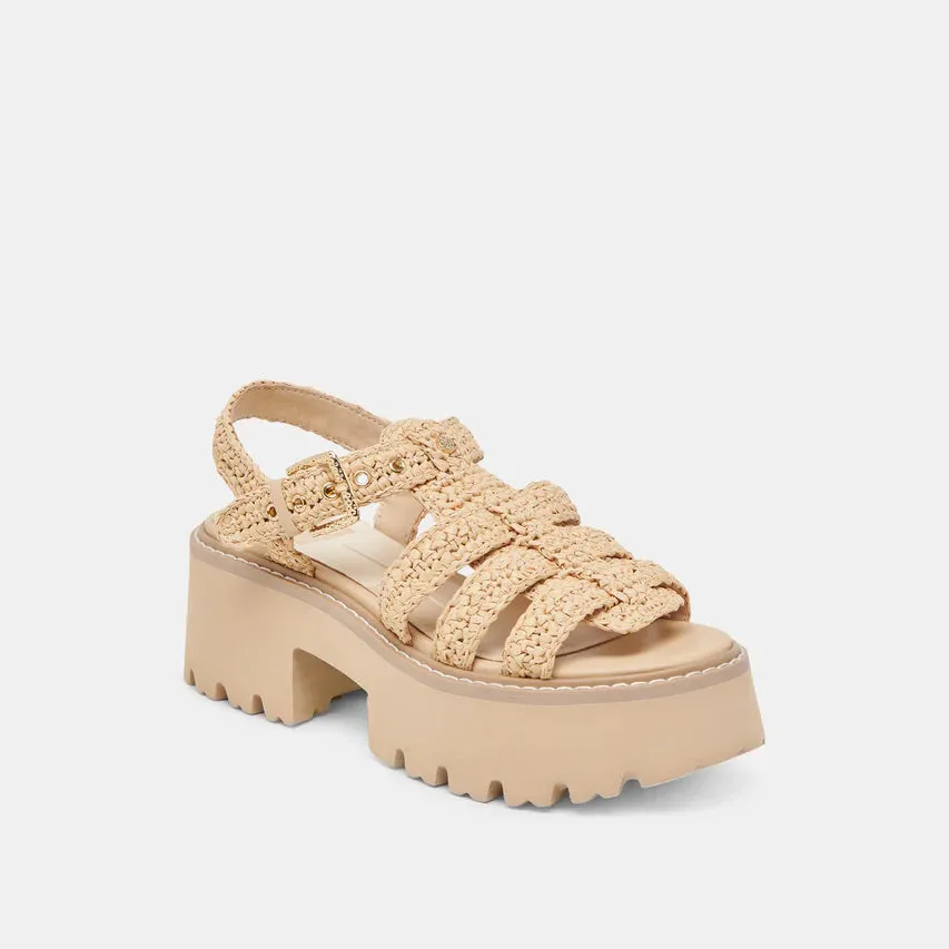 Latice Sandals | Light Natural Knit