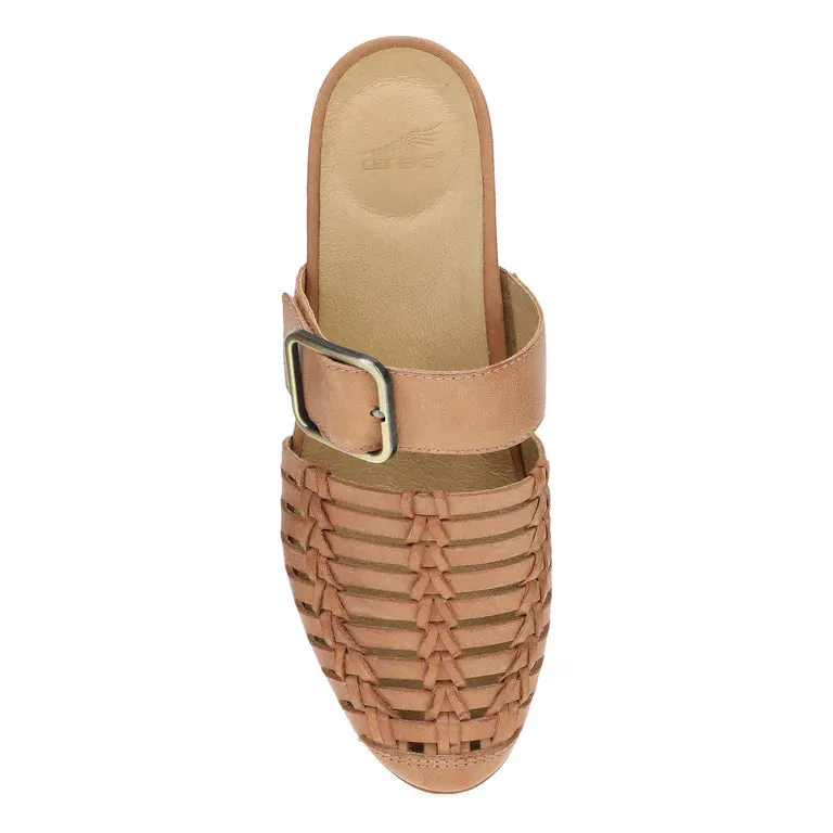 Leilani Woven Mule Sandal in Light Tan