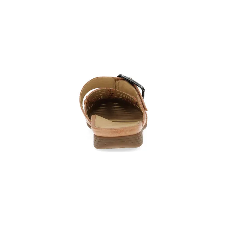 Leilani Woven Mule Sandal in Light Tan