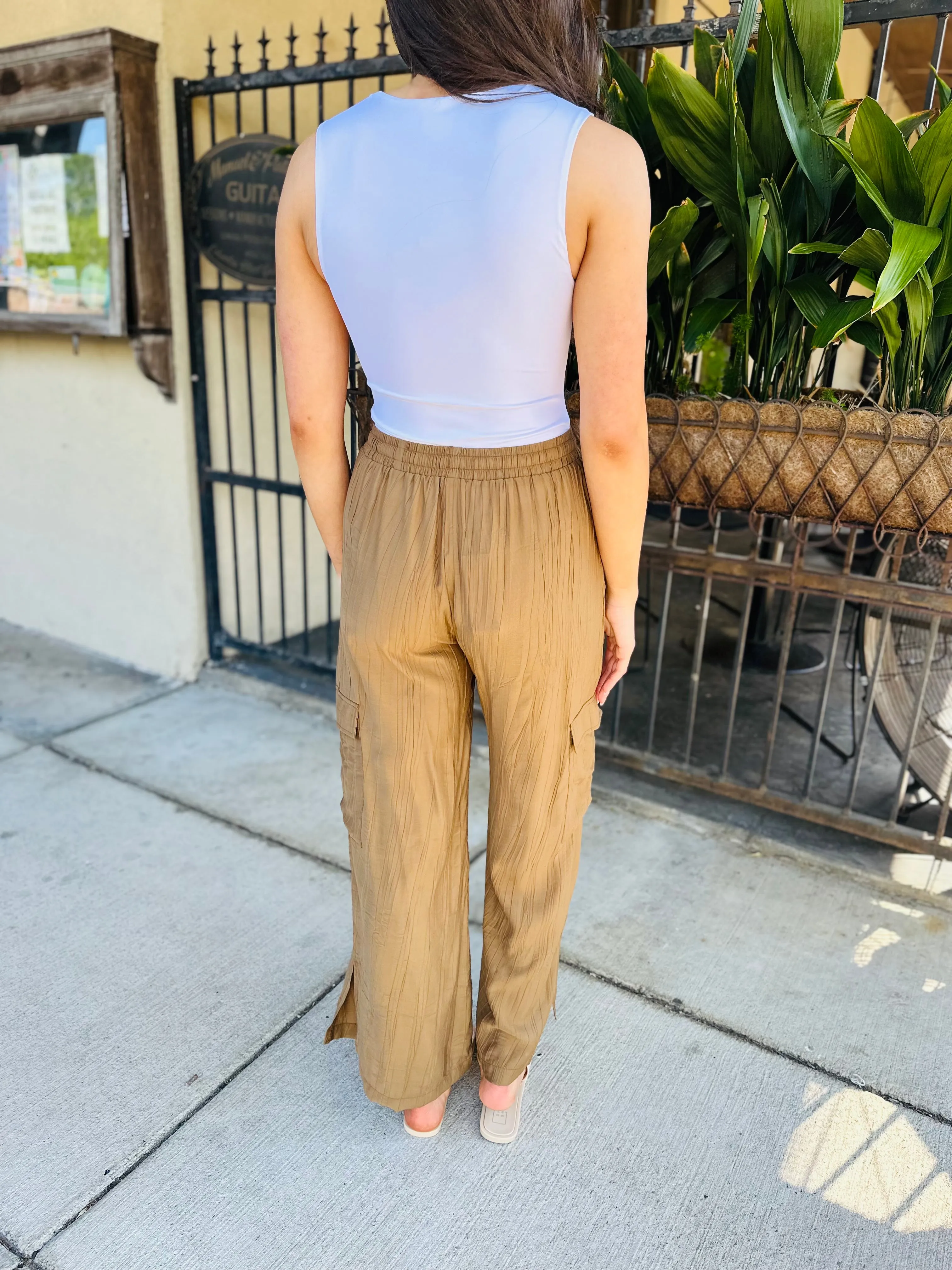 Light a Fire Cargo Pants- Brown