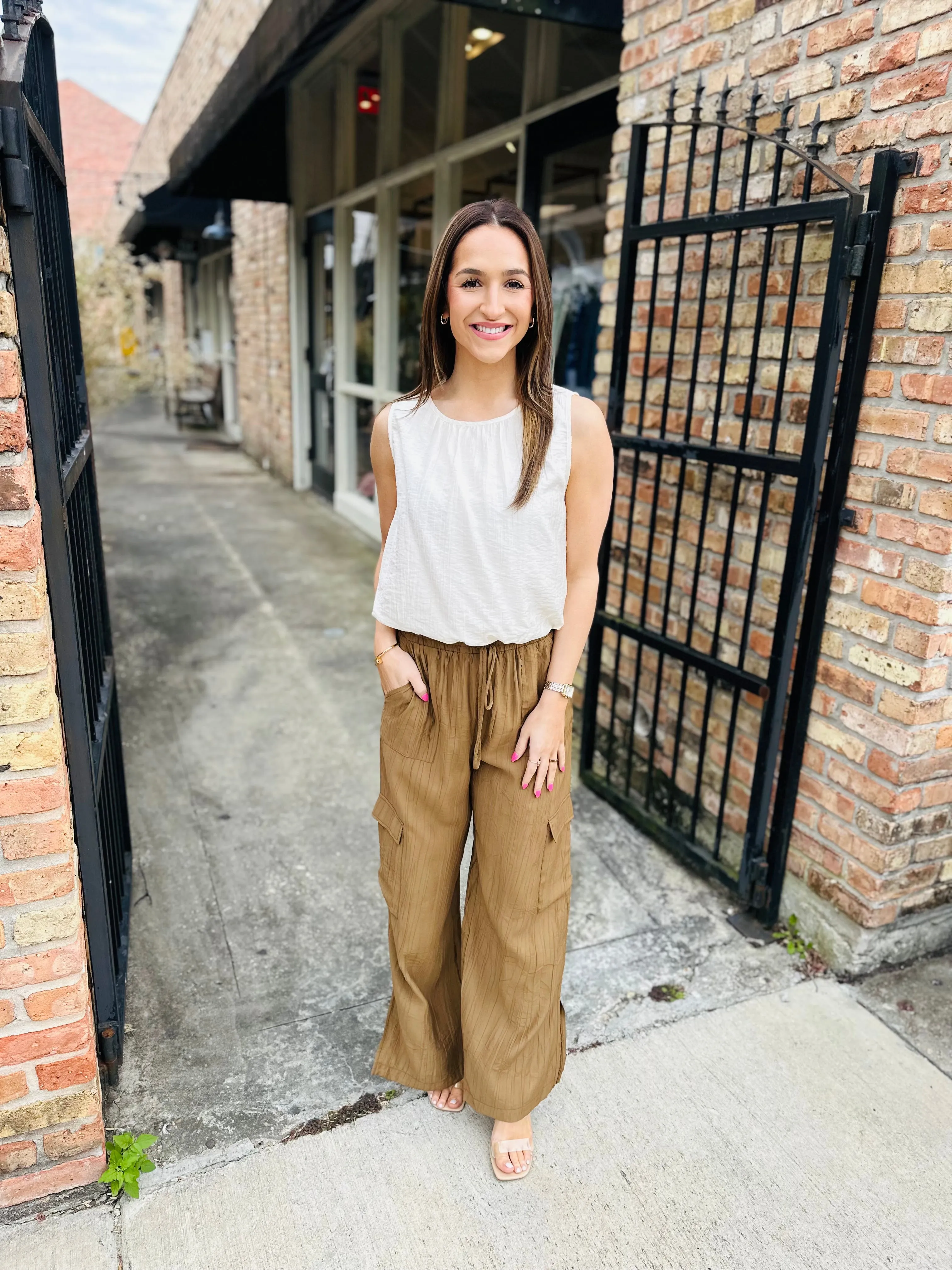 Light a Fire Cargo Pants- Brown