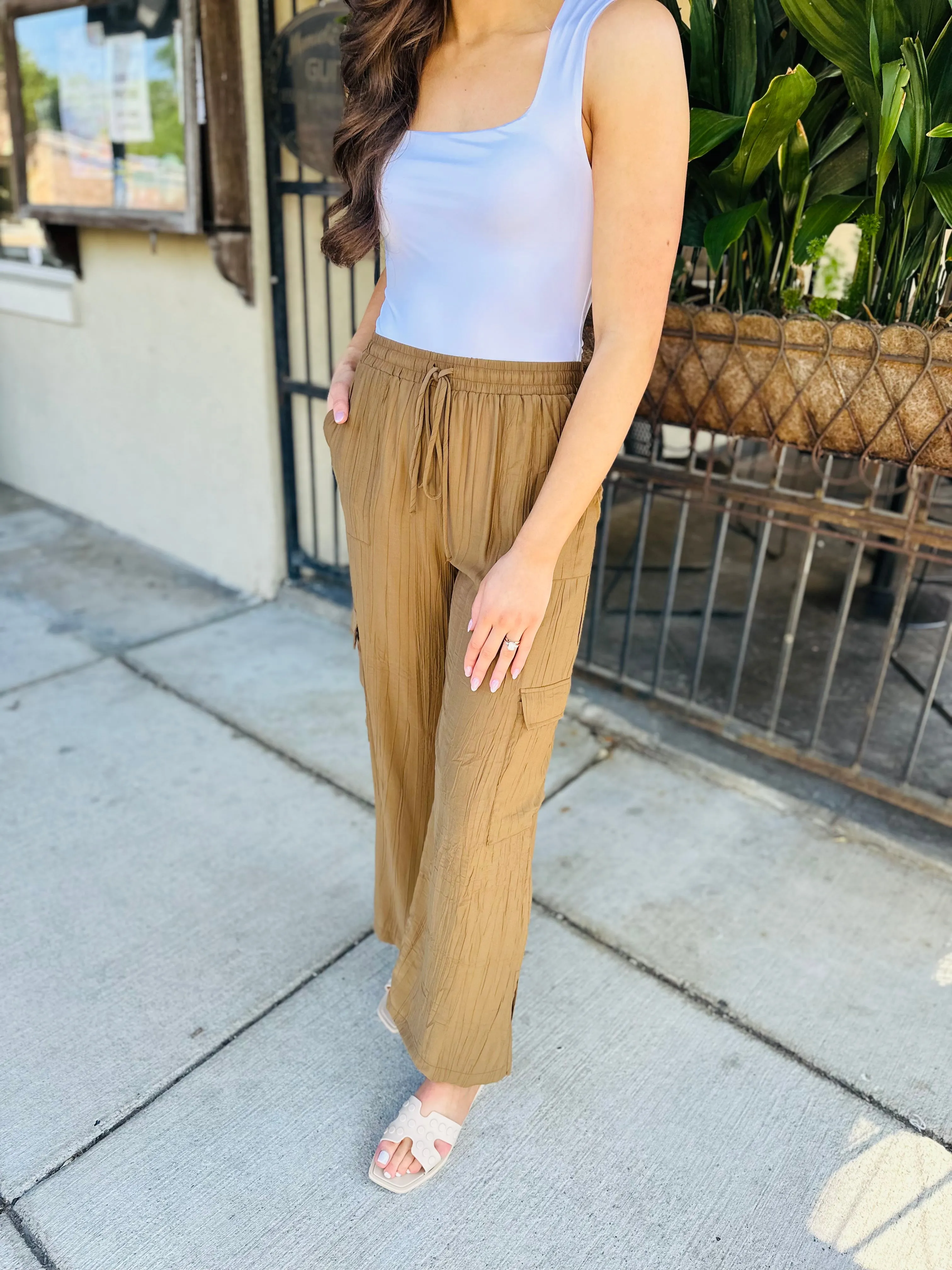Light a Fire Cargo Pants- Brown