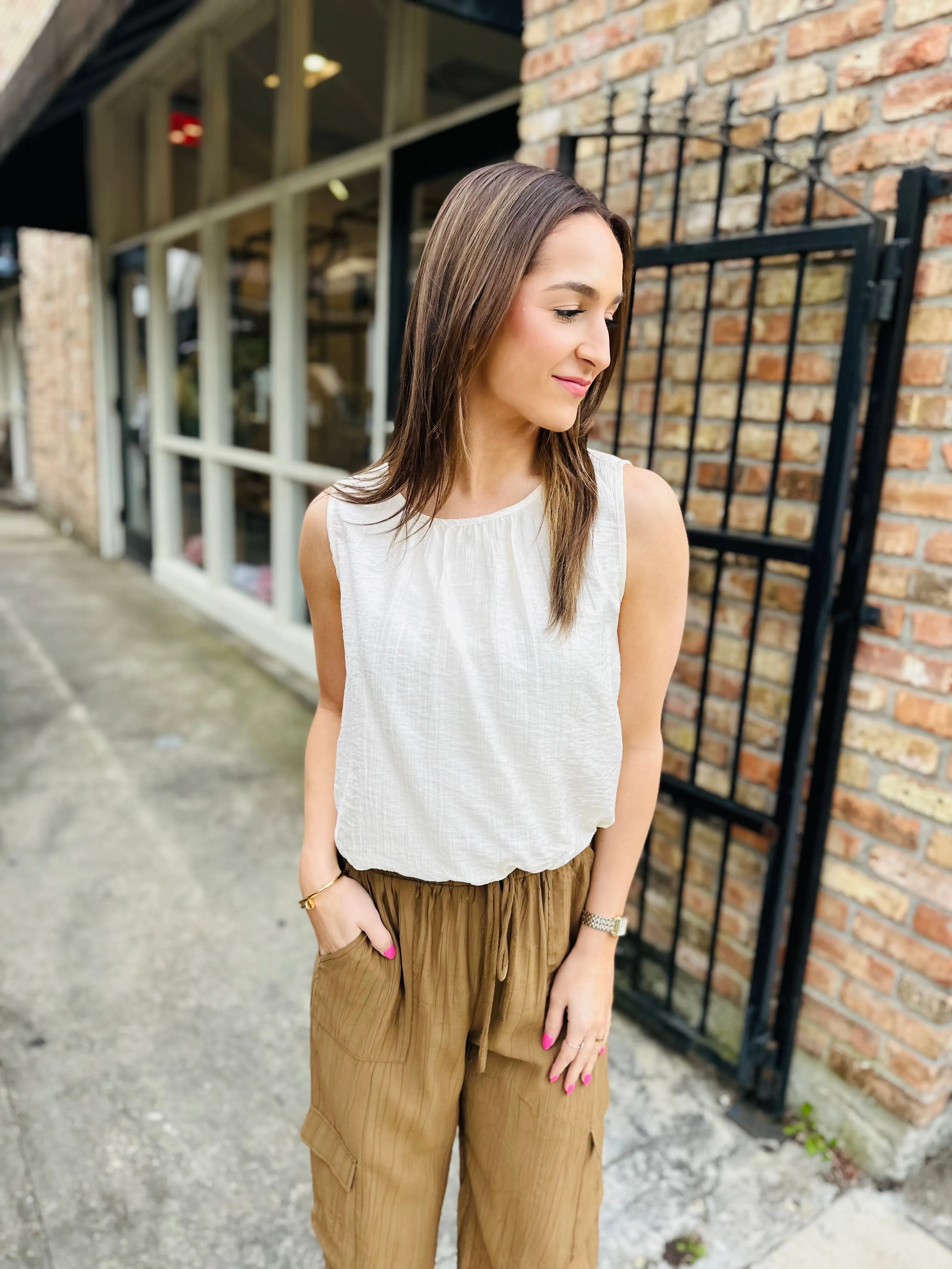 Light a Fire Cargo Pants- Brown