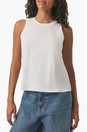 Louisa Crewneck Tank | White