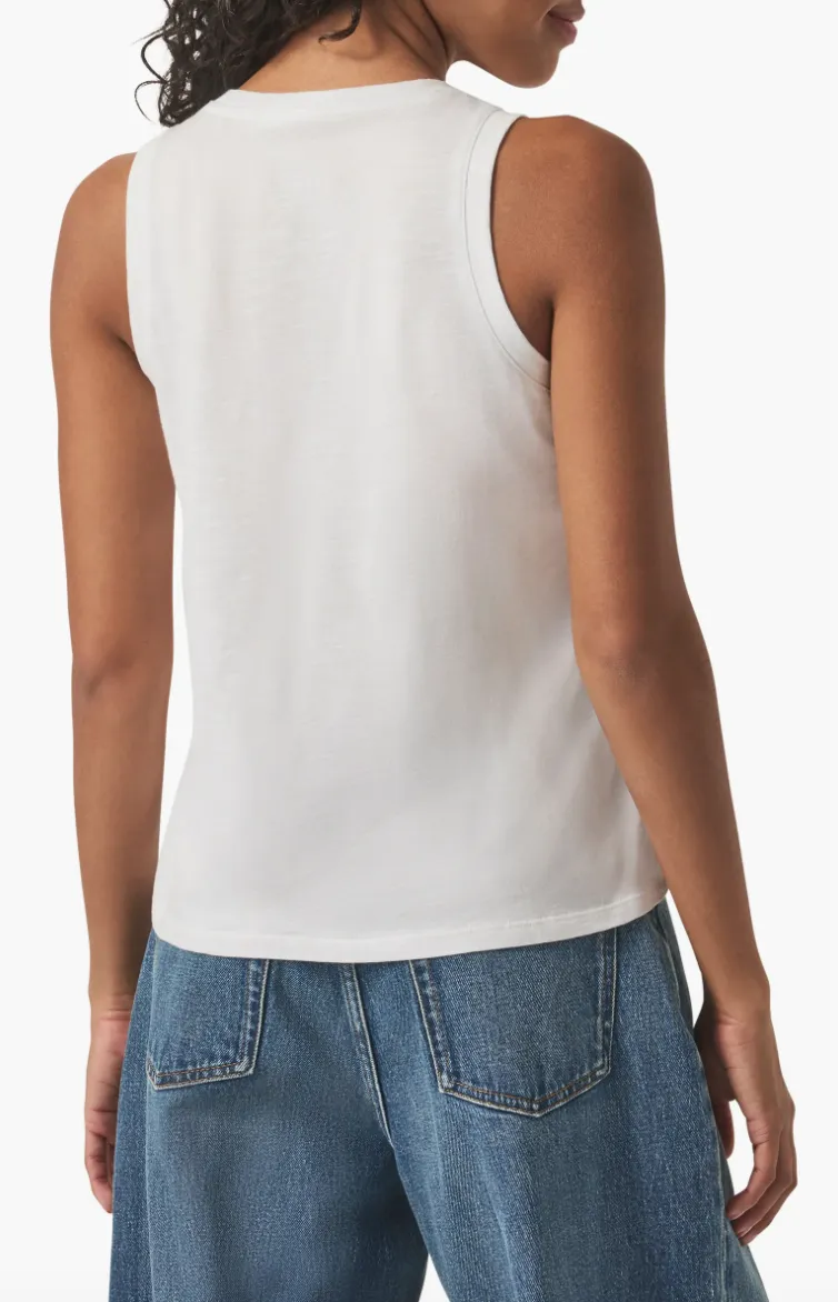 Louisa Crewneck Tank | White