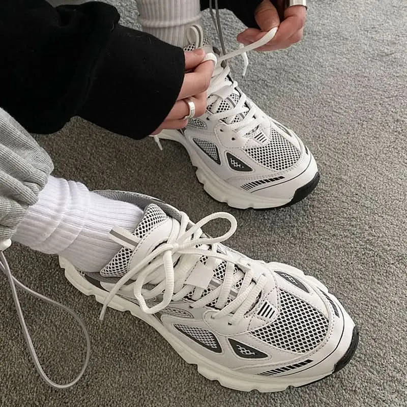 Luxury Men's Sporty Chunky Sneakers