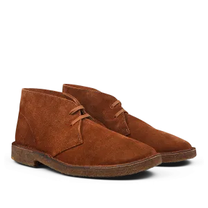Mattone Brown Suede Leather Montflex Boots