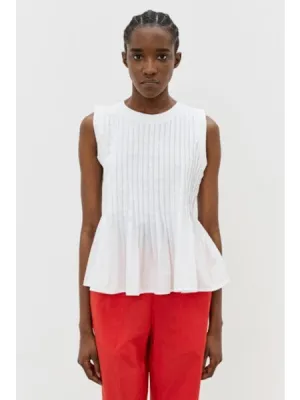 MEIMEIJ - PLEATED COTTON TOP