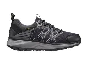 Mens Active Waterproof Santiago Black Grey Hiking Shoes