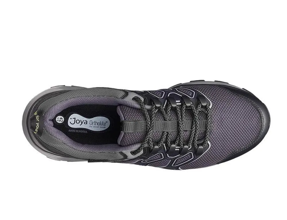 Mens Active Waterproof Santiago Black Grey Hiking Shoes