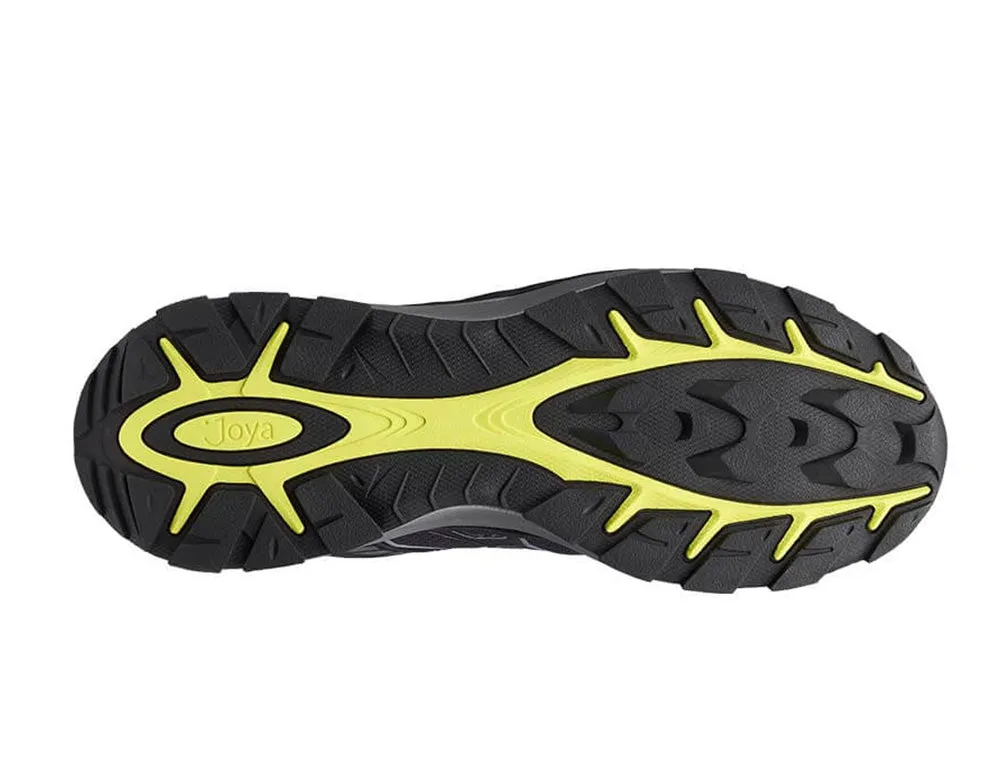 Mens Active Waterproof Santiago Black Grey Hiking Shoes