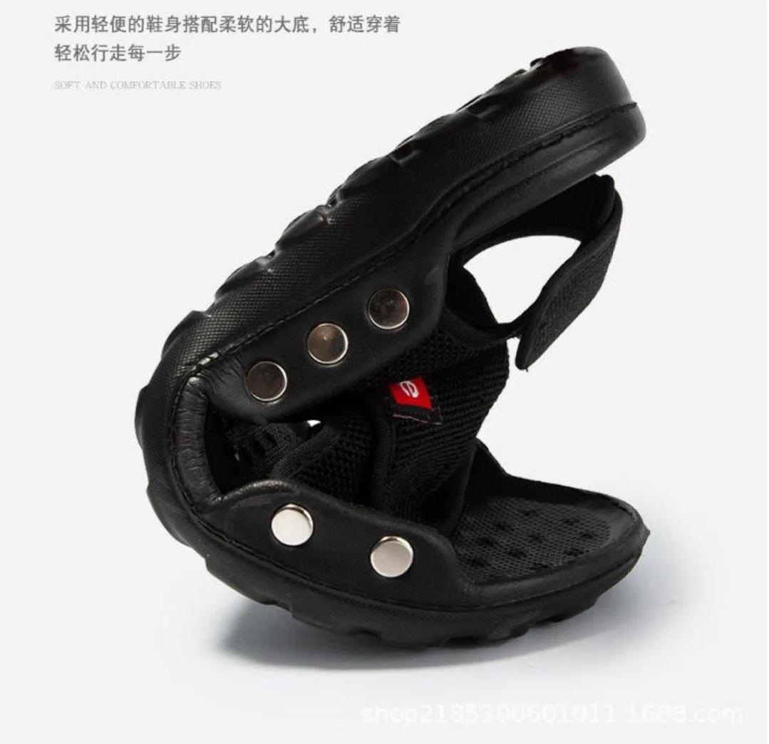 Men's Euro Fashion Beach Sandals  - Black