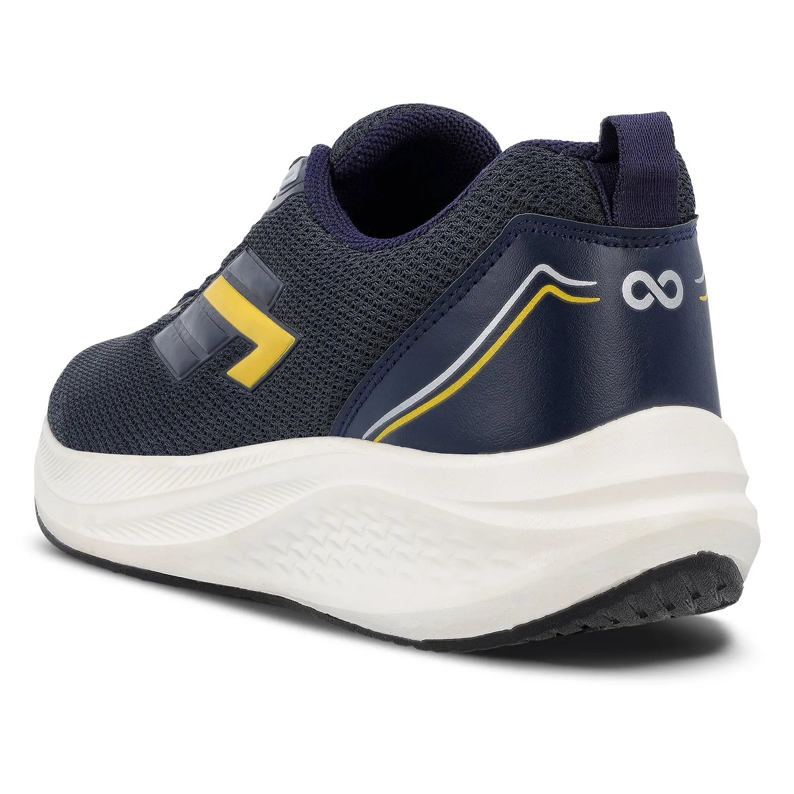 Men's Lace-up Sports Shoe - WS9627 Navy Blue