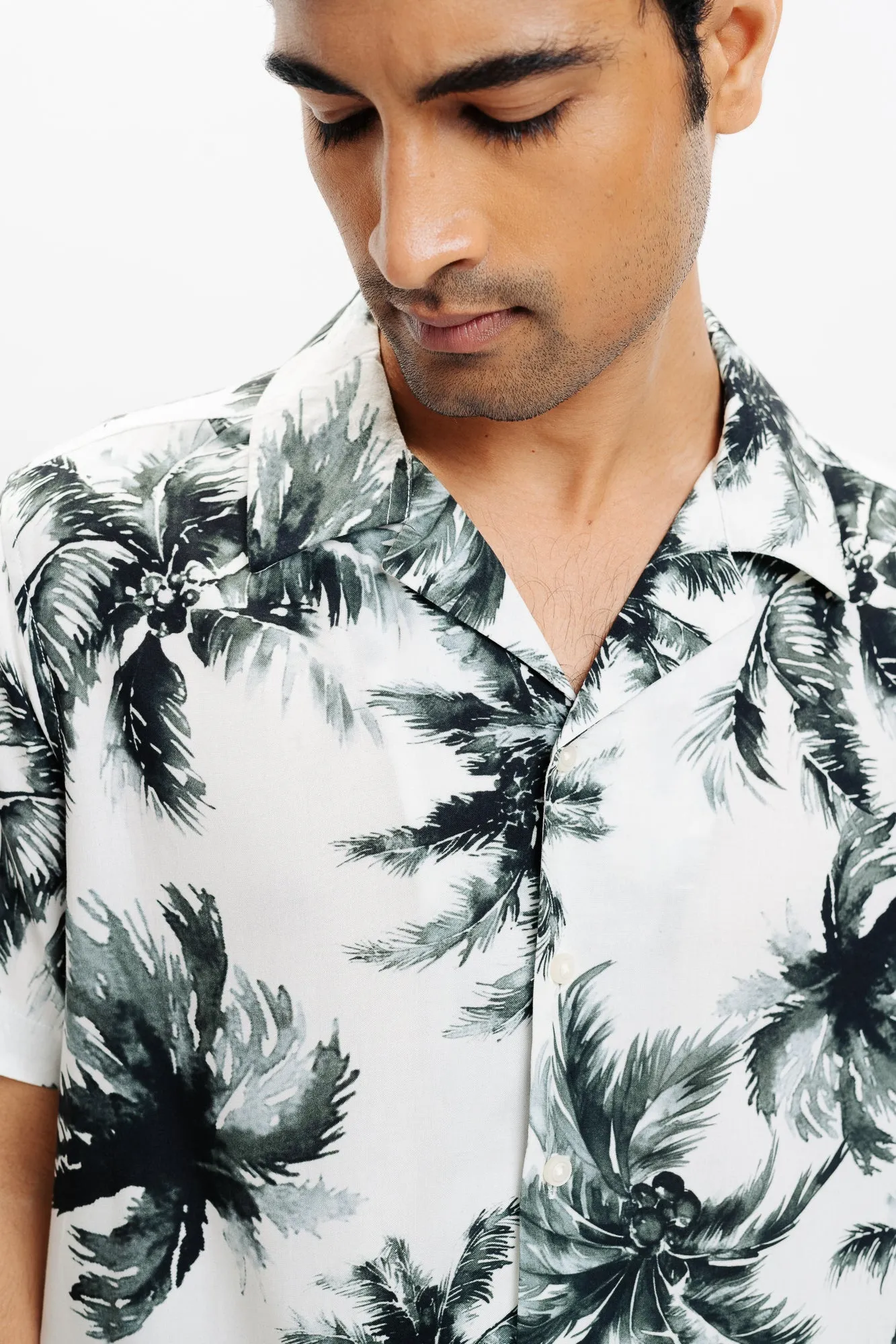 Men's Leaflet Printed Shirt
