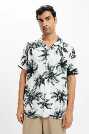 Men's Leaflet Printed Shirt