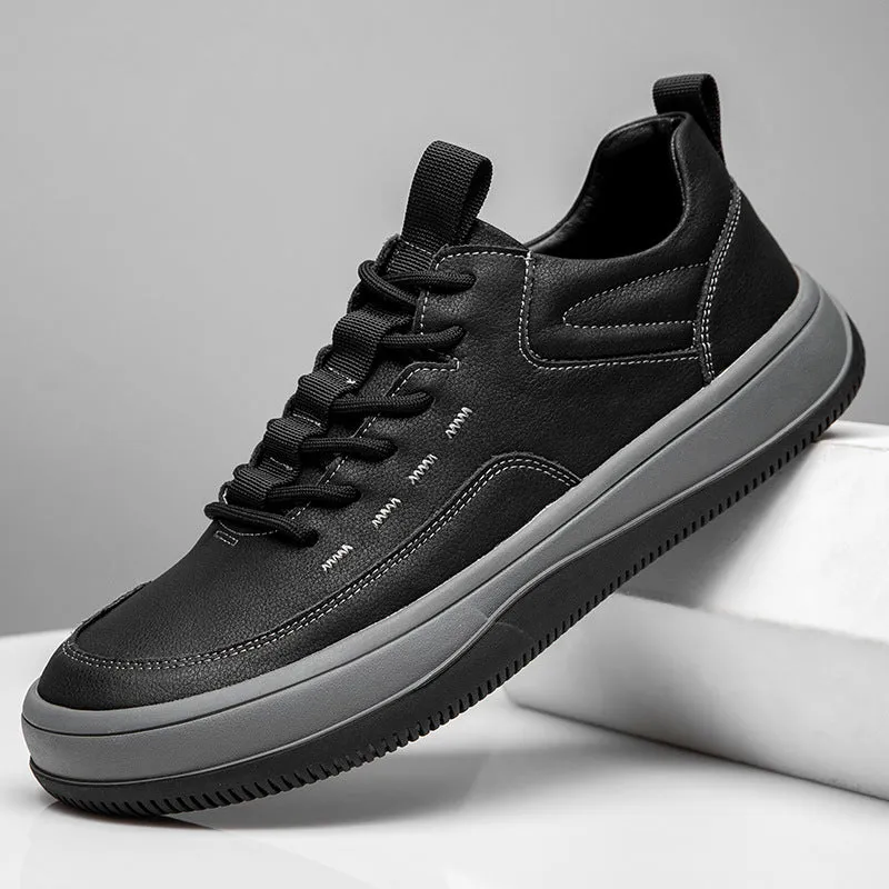 Men's Leather Comfortable Versatile Casual Shoes
