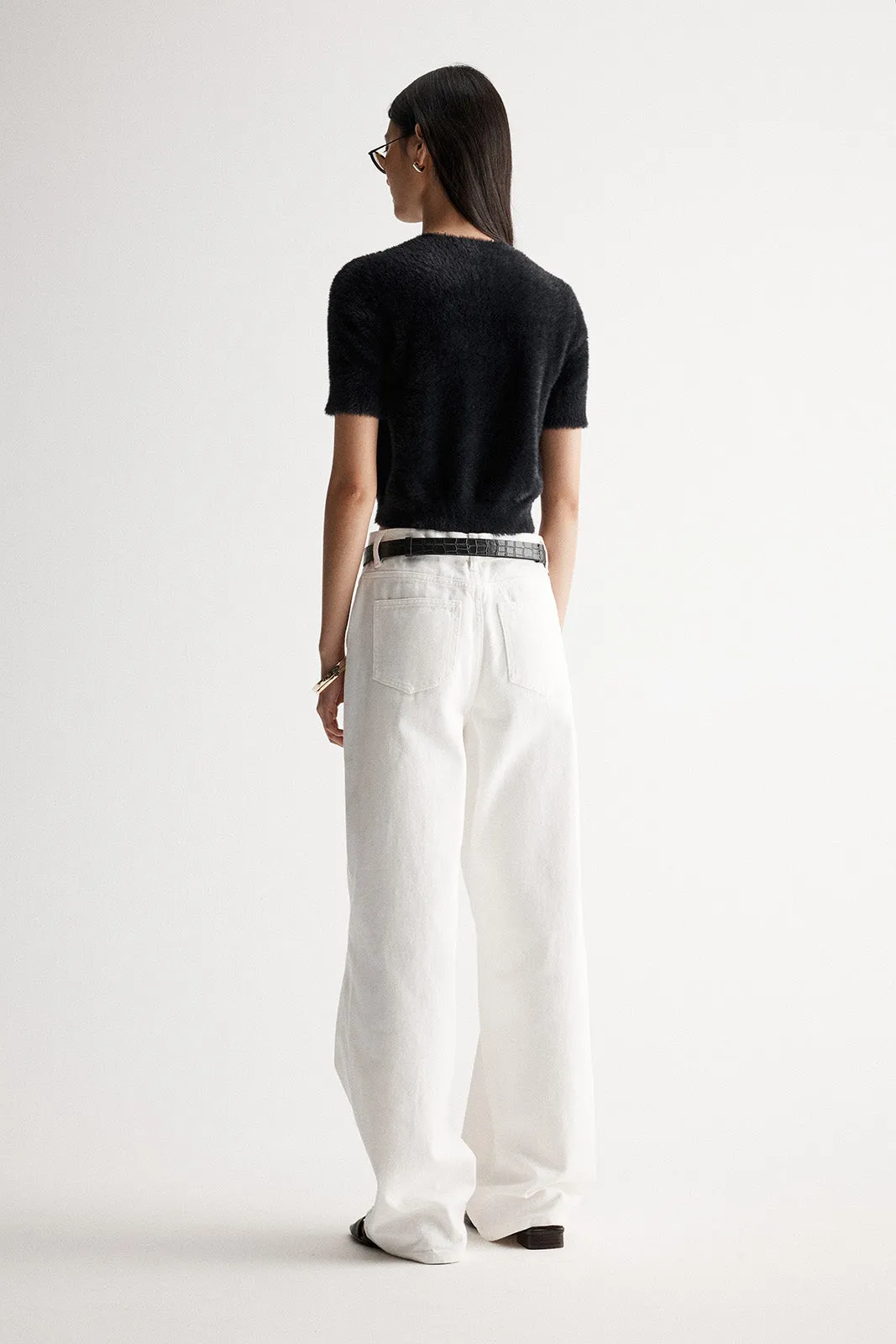 Mochi Knit Tee Black