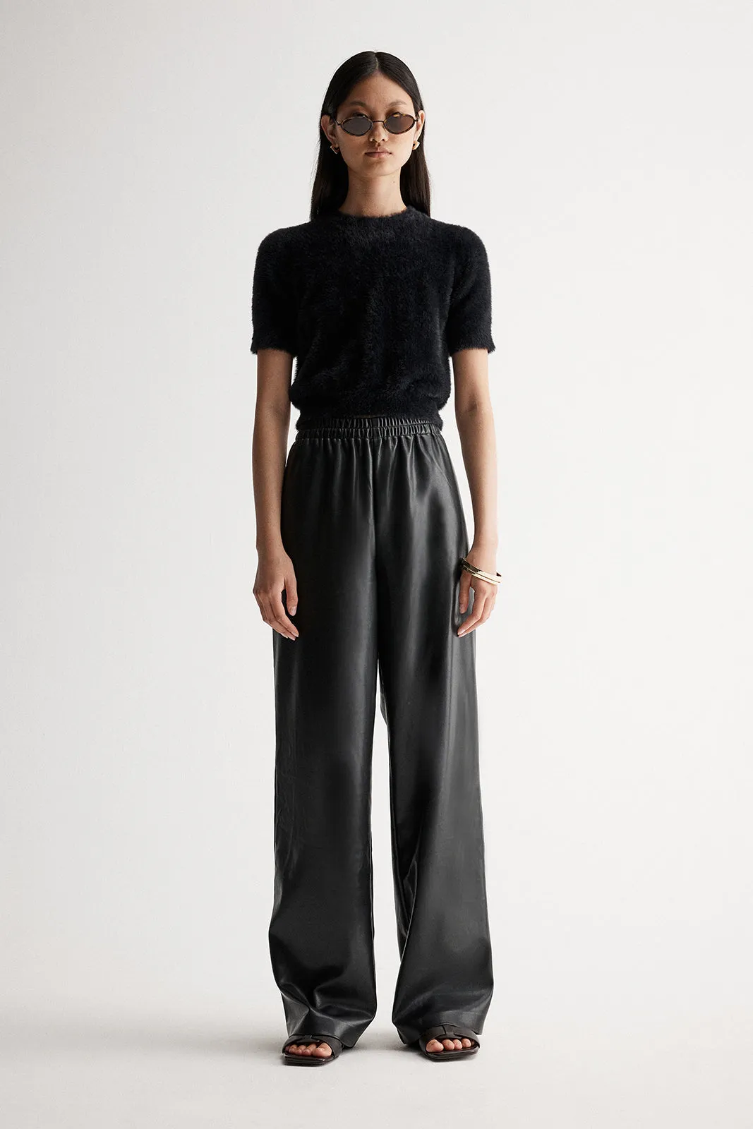 Mochi Knit Tee Black