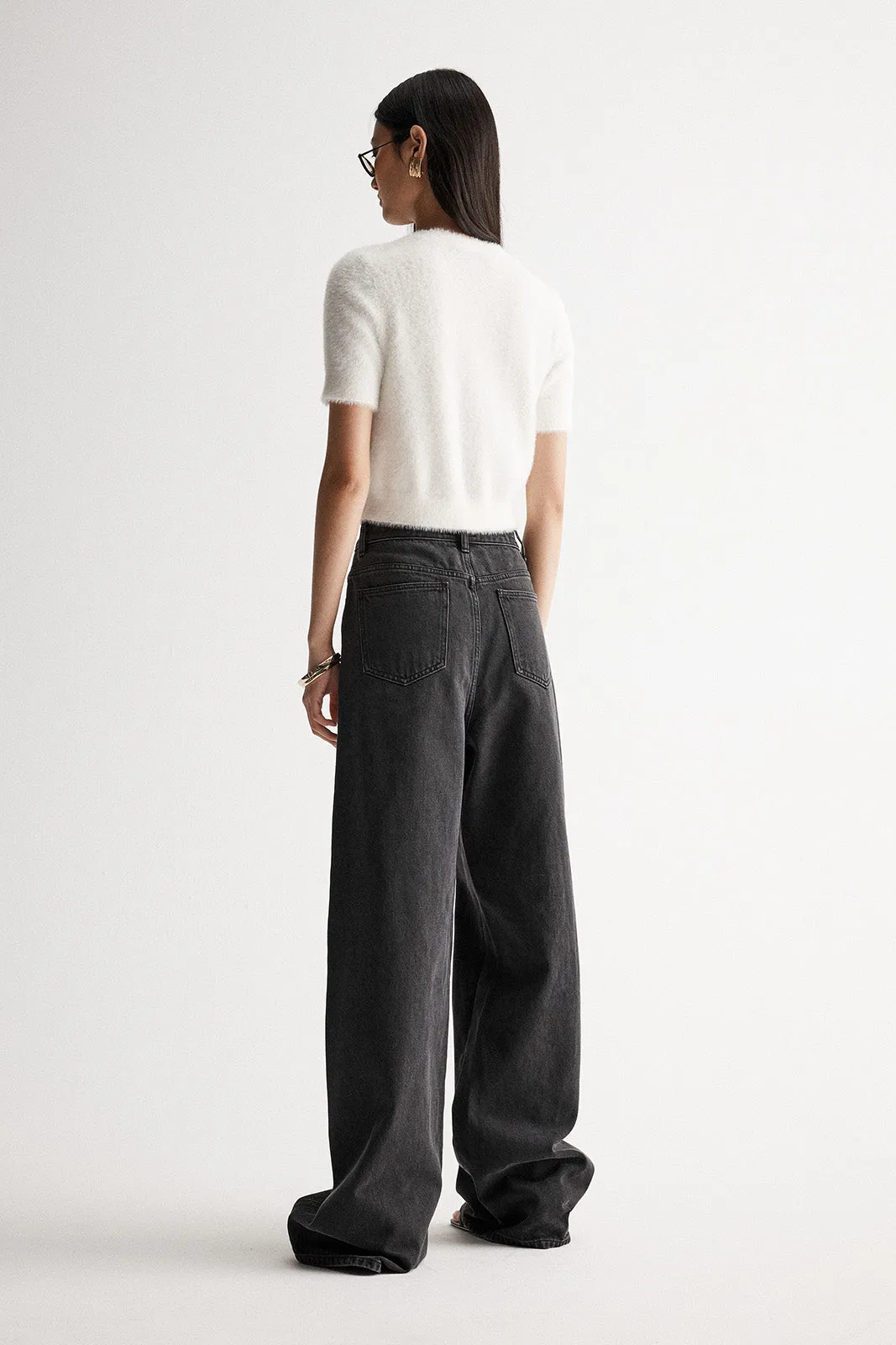 Mochi Knit Tee White