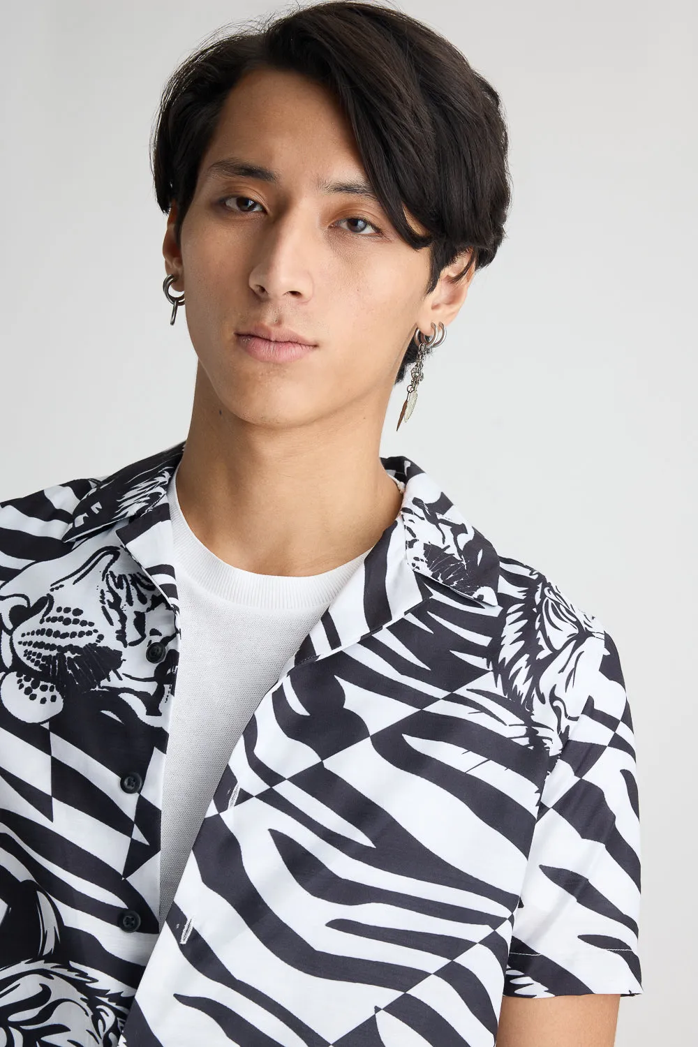 Monochrome Men's Tiger Shirt