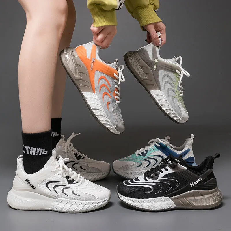 Nanccy Casual Mesh Versatile Thick Sole Sneakers