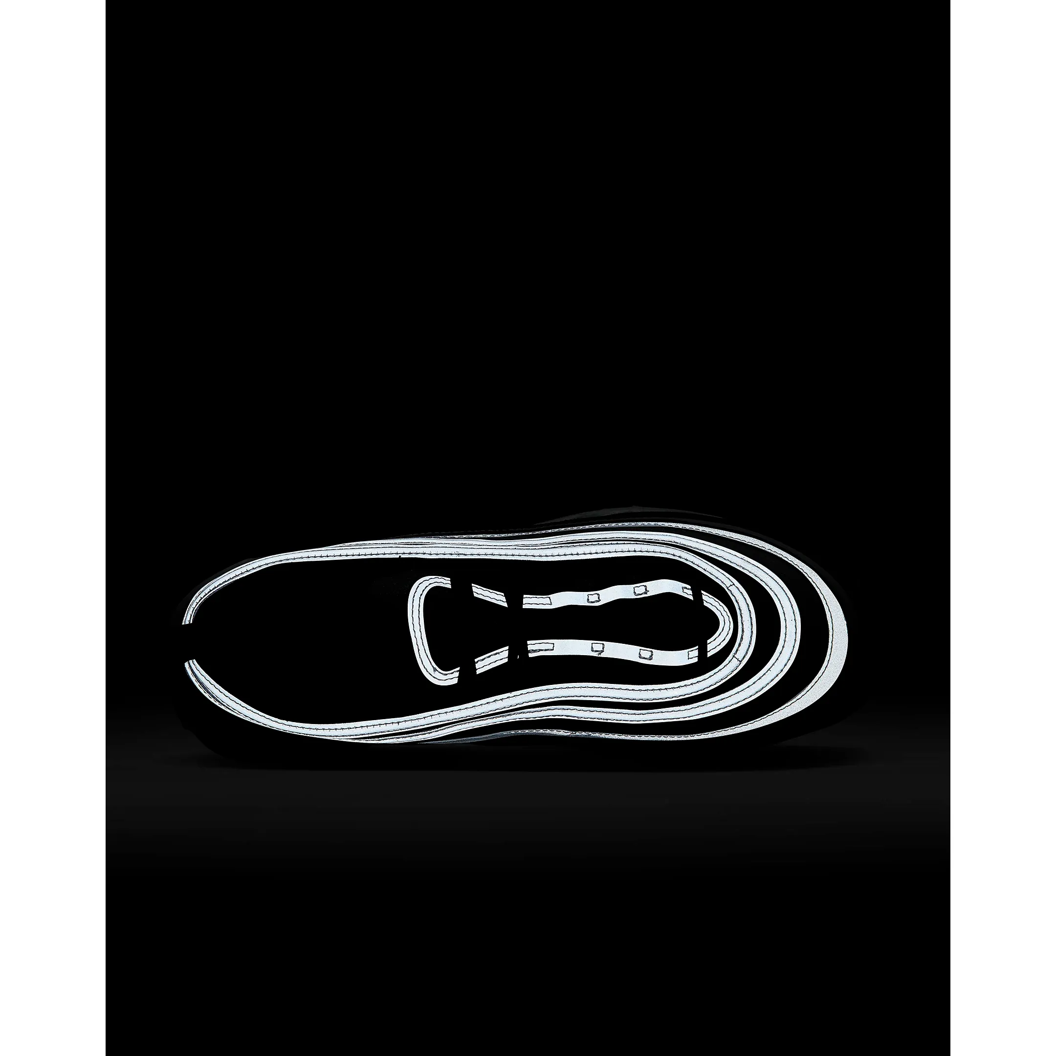 Nike Men's Air Max 97 Shoes - Black / Reflect Silver / Metallic Silver / White